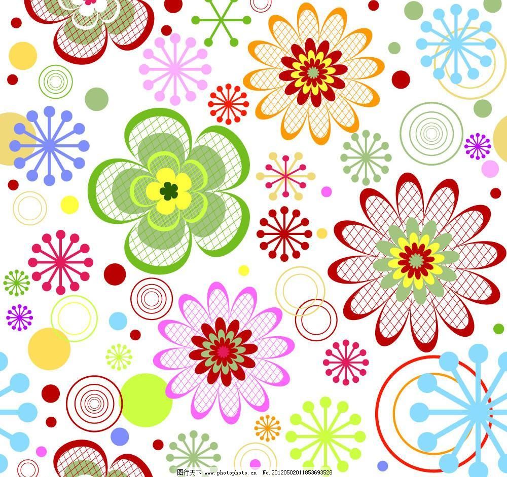 韩国素材 矢量花型图片