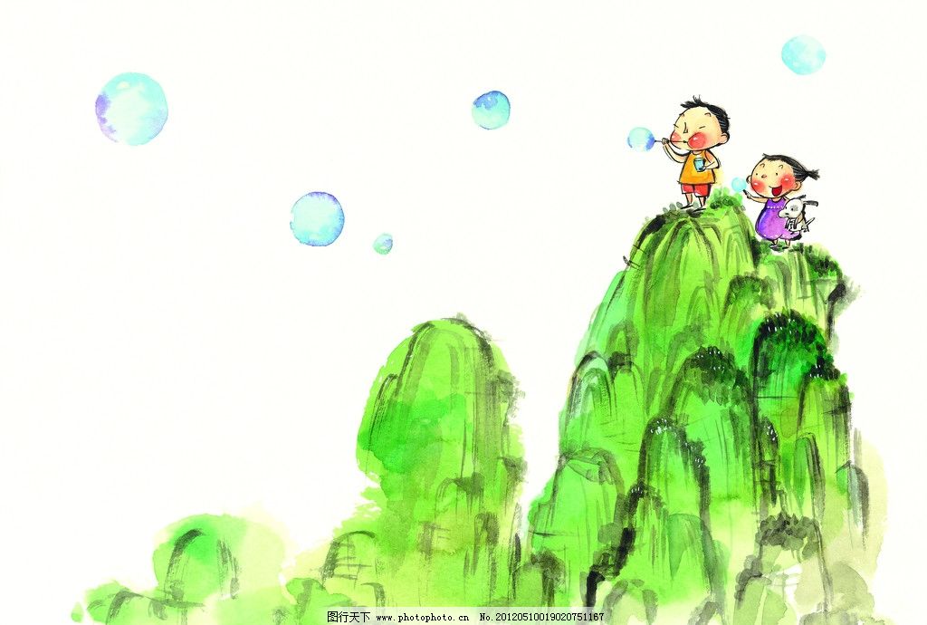 水彩画 童年 手绘图 手绘插画 山峰 等高 爬山 吹泡泡 童年生活 儿童生活 游戏 童年游戏 快乐时光 男孩 女孩 水粉画 插画 梦想 生活 彩粉画 蜡笔画 彩铅画 儿童画 卡通画 植物 花草 玩耍 人物插画 手绘人物 卡通插画 花朵 绘画书法 文化艺术 设计 350DPI JPG