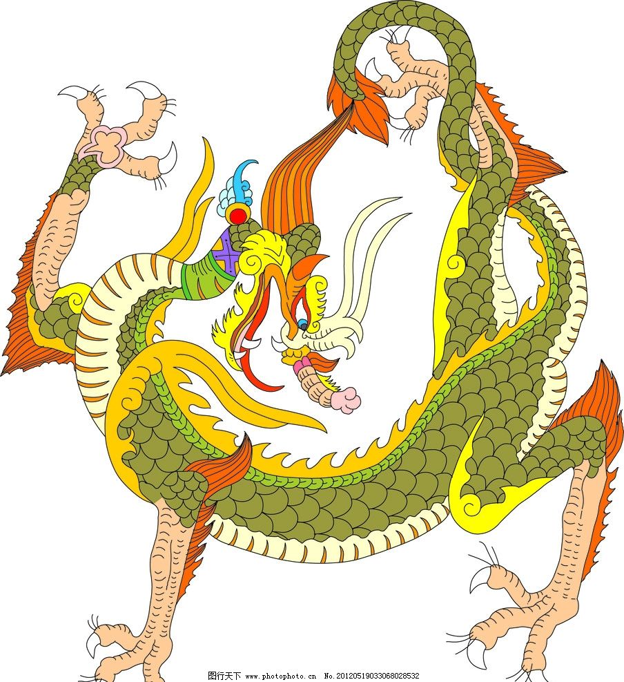 龙飞凤舞源文件psd分层素材|龙飞凤舞源文件__背景素材