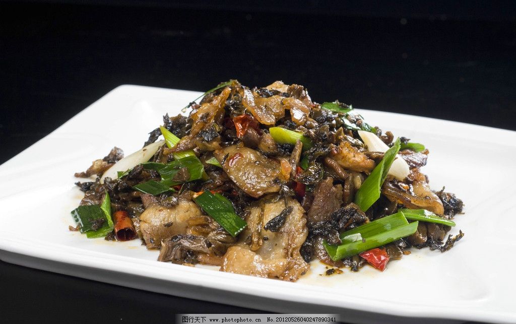 盐菜回锅肉图片