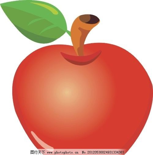 苹果核卡通