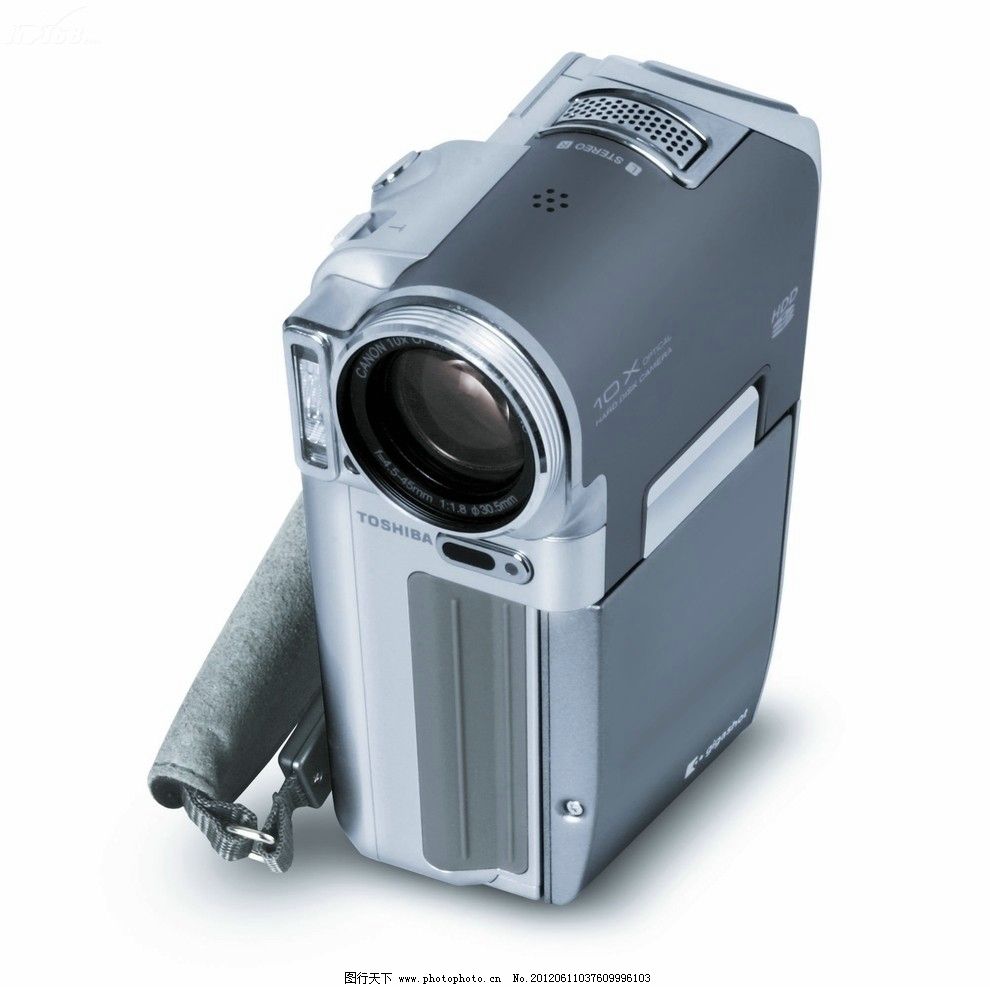 东芝 数码型 摄录机图片,小型化 摄拍两可 功能