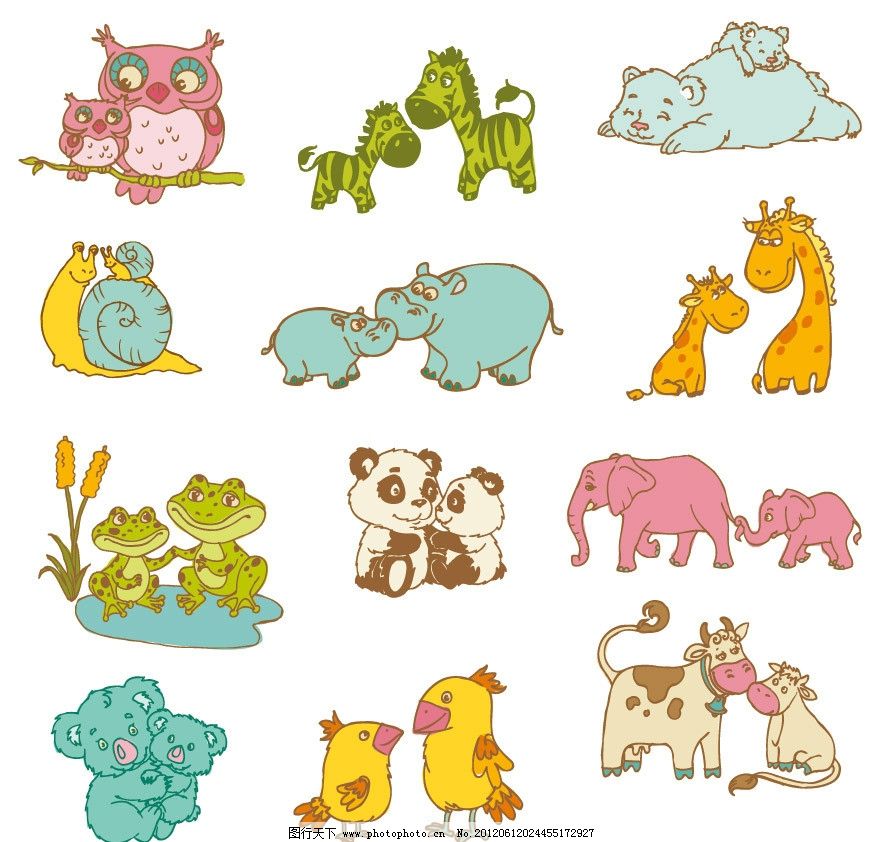 可爱大象小鸡萌护套o