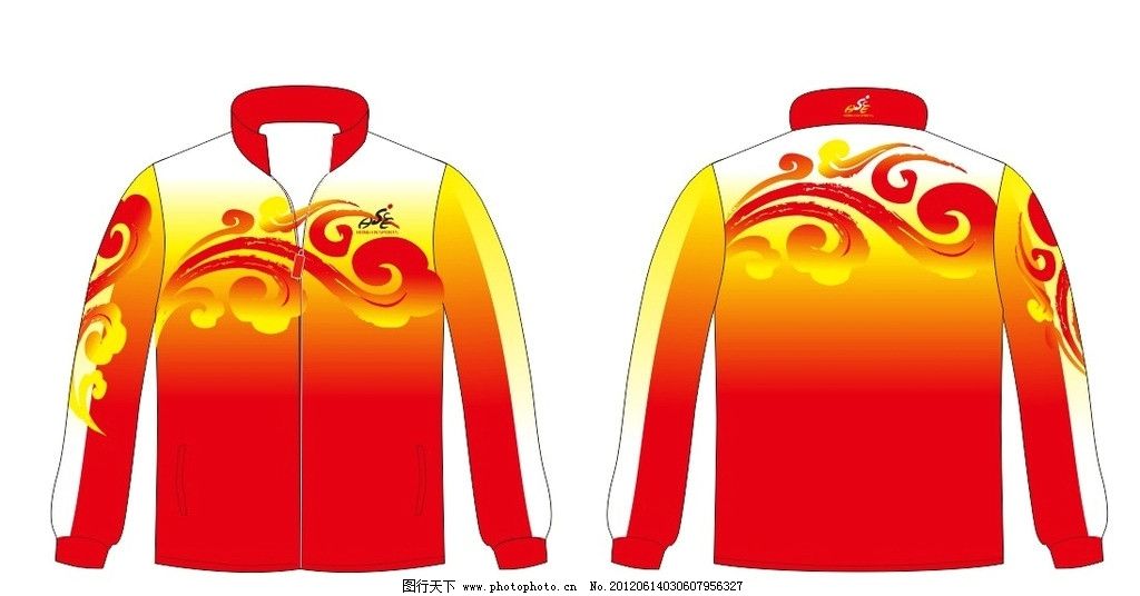 中国红风衣图片