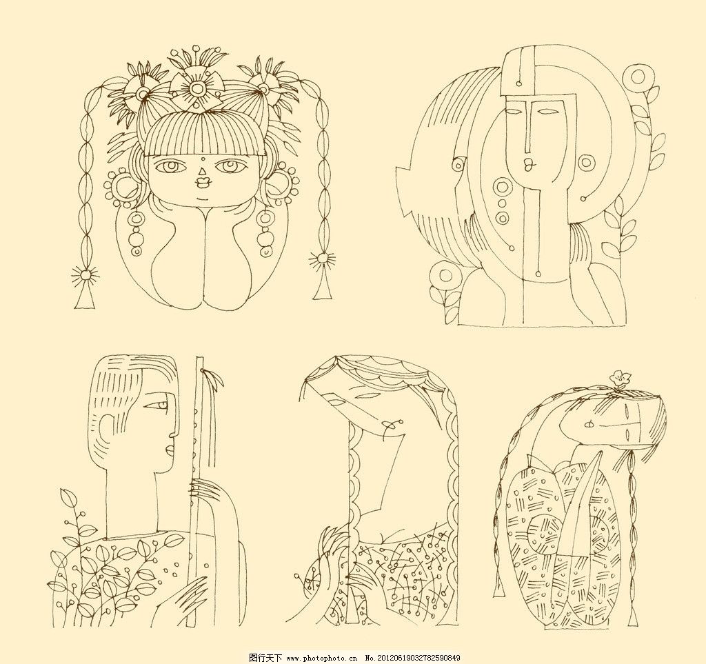 人物装饰画 人物 装饰画 装饰 线描 线条 勾勒 儿童画 psd分层素材 源_动物世界 人物装饰画 人物 装饰画 装饰 线描 线条 勾勒 儿童画 psd分层素材 源