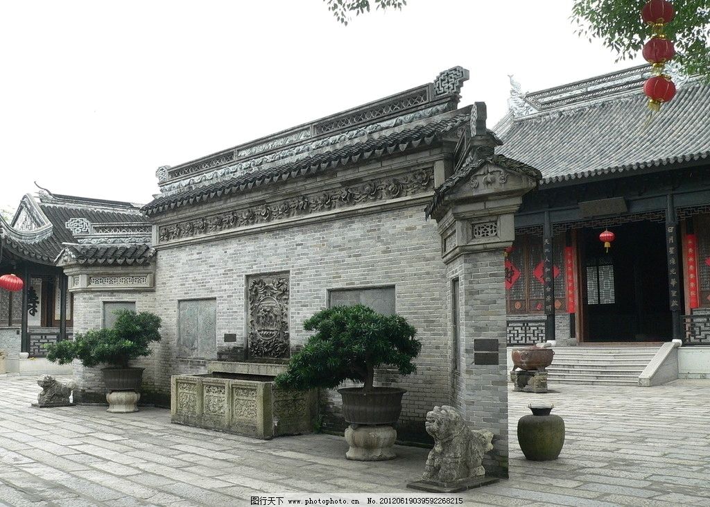 现代庭院照壁欧式