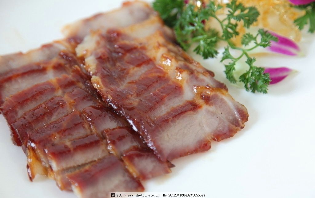 蜜汁叉烧,传统美食,餐饮美食,摄影,72DPI,JPG